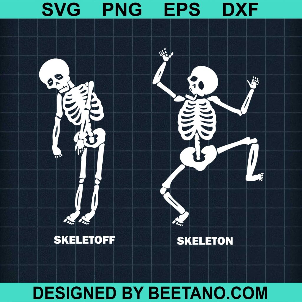 Skeletoff Skeleton SVG Cut File For Cricut Silhouette Machine Make