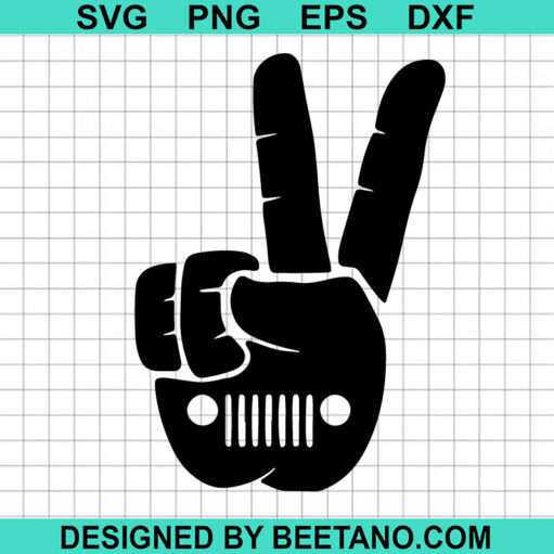 Jeep Hand Sign Svg Jeep Life Svg Jeep Wave Svg Peace Hand Sign Svg