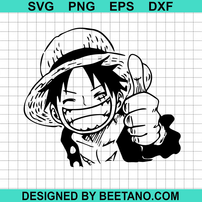 Monkey D Luffy SVG Luffy Super Like SVG One Piece SVG Anime SVG