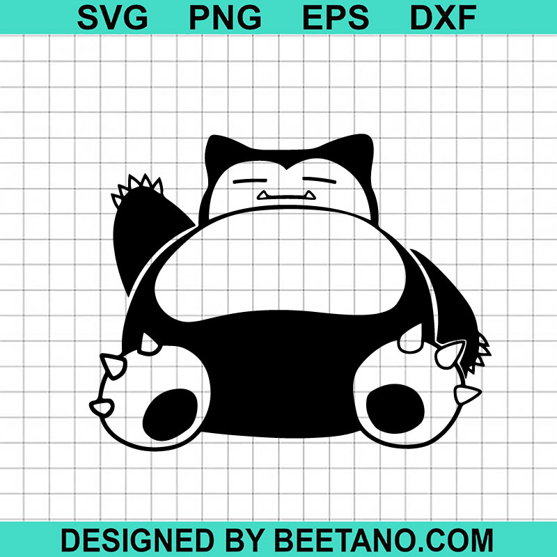 Snorlax Pokemon SVG Pokemon Characters SVG Snorlax Sleeper SVG