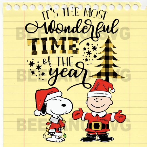 It'S The Most Wonderful Time Of The Year Snoopy