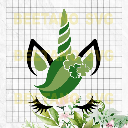Unicorn St patrick's day Svg