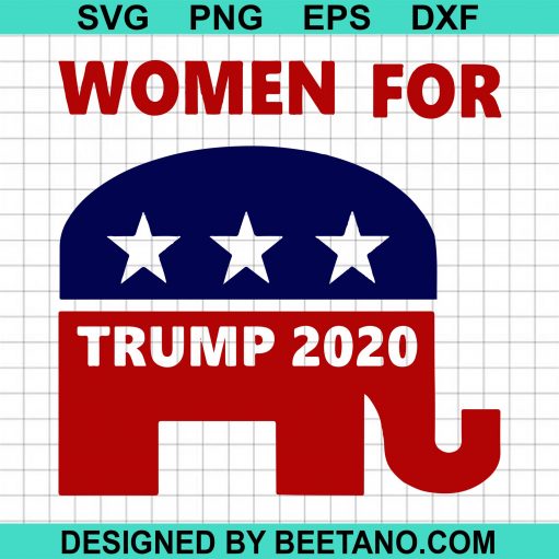Woman For Trump 2020 svg