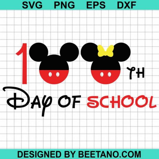 100th Day of School SVG