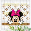 Minnie Louis Vuiton Svg