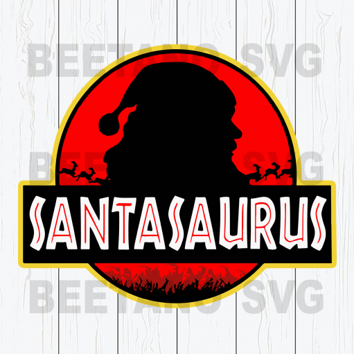 Santasaurus Svg, Santasaurus Vector, Santasaurus Clipart, Santasaurus Cutting Files, Santasaurus Cricut, Santasaurus Cutting Files For Cricut, SVG, DXF, EPS, PNG Instant Download