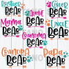 Family Bear Svg