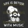Life Is Better With Music Cutting Files For Cricut, Svg, Dxf, Eps, Png Instant Download