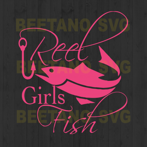 Reel Girls Fish SVG