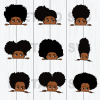Black Girl Svg