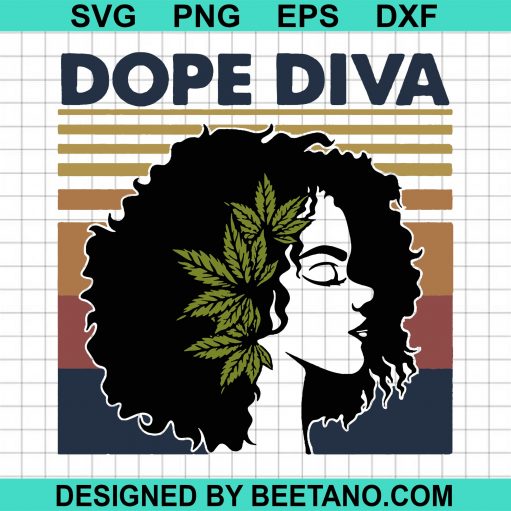 Dope Diva Black Girl Vintage Retro