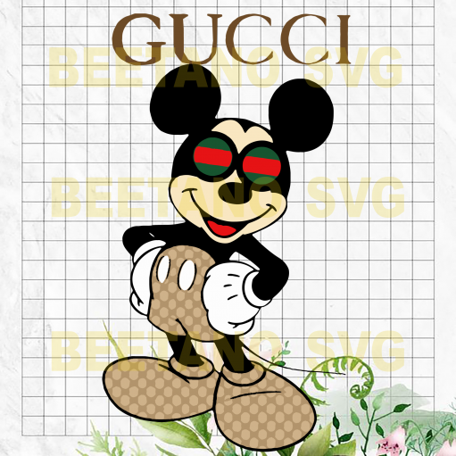 Mickey Mouse Gucci Svg Files
