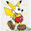 Pikachu Mickey Svg, Pika Mickey Cutting Files, Mickey Svg, Mickey Cricut, Pikachu Cricut, Pika Mickey Cutting Files For Cricut, Svg, Dxf, Eps, Png Instant Download