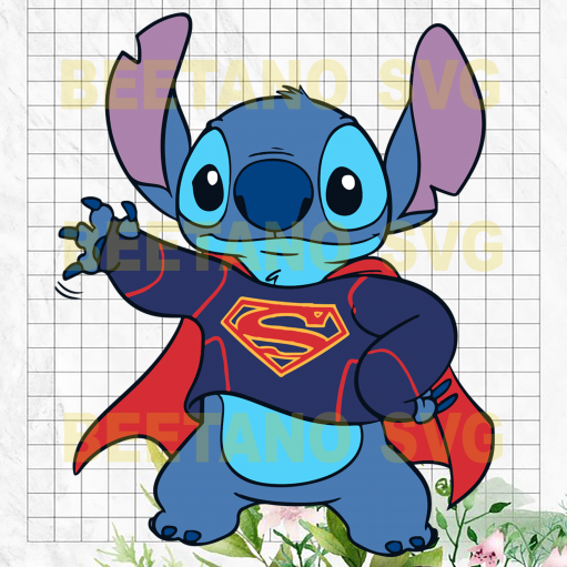Stitch Man Svg, Lilo Stitch Superhero Svg, Stitch Man Clipart, Lilo Stitch Superhero Vector, Lilo Stitch Superhero Cutting Files For Cricut, SVG, DXF, EPS, PNG Instant Download