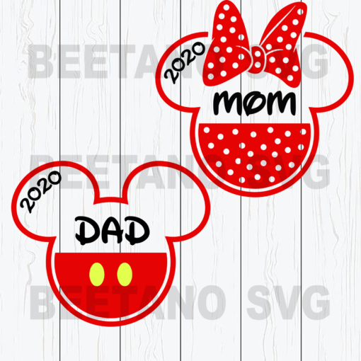 2020 Dad and Mom Cutting Files For Cricut, SVG, DXF, EPS, PNG Instant ...