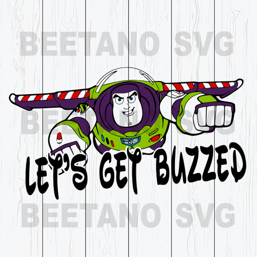 Let's get buzzed Svg, Svg Files For Cricut, SVG, DXF, EPS, PNG Instant Download
