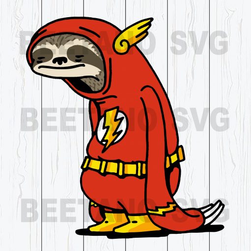 The Flash Sloth svg