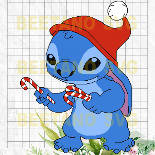 Lilo And Stitch Santa Svg, Lilo Santa Hat Svg, Lilo And Stitch Santa Cricut, Lilo And Stitch Santa Vector, Lilo And Stitch Santa Cutting Files For Cricut, SVG, DXF, EPS, PNG Instant Download