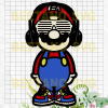 Super Mario Funny Svg