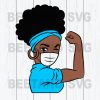 Afro Girl Power Wear Face Mask Svg Files