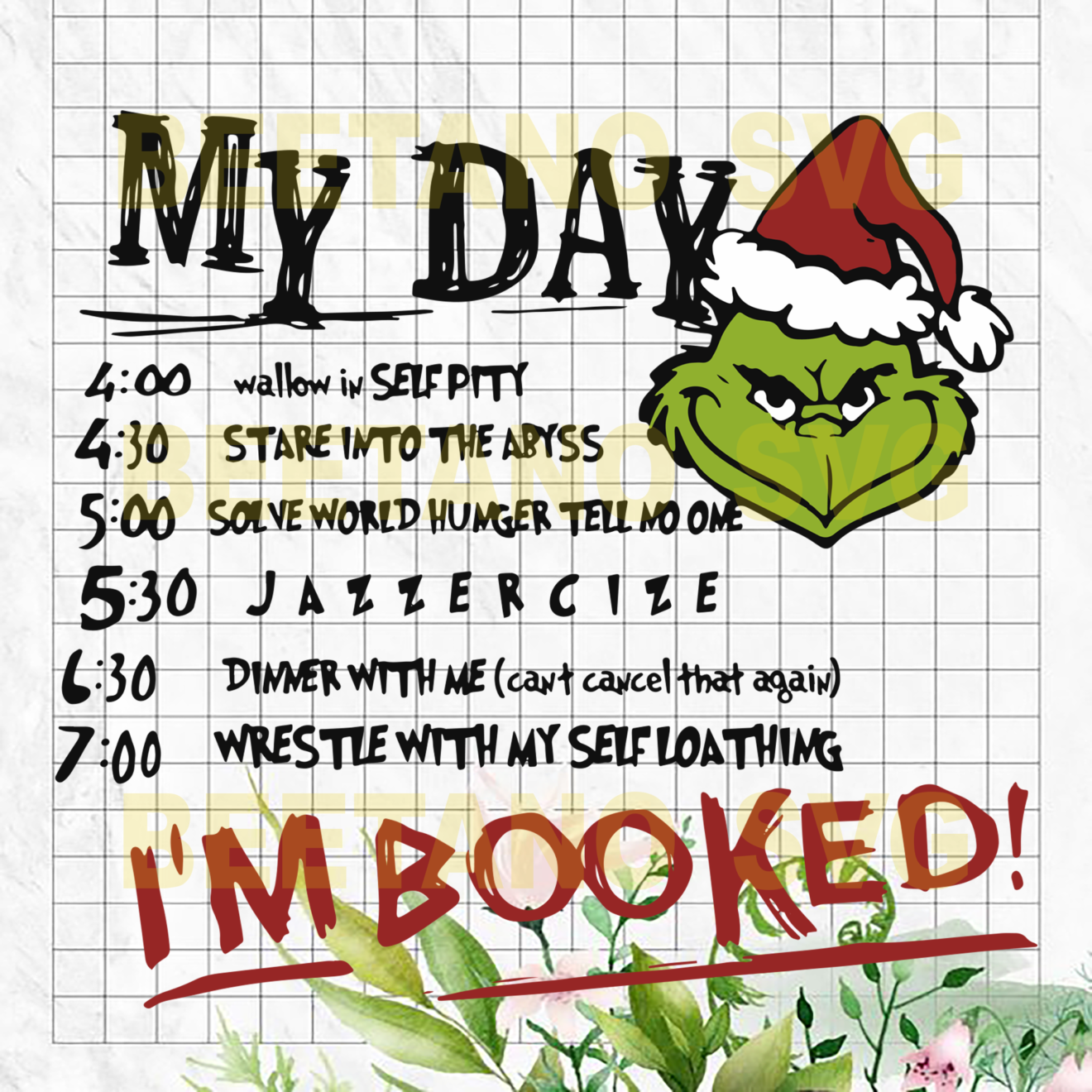 My day Grinch Christmas Svg, Grinch Svg, Christmas Svg, Grinch Vector, Grinch Clipart, Grinch Files, Grinch Cutting Files For Cricut, SVG, DXF, EPS, PNG Instant Download