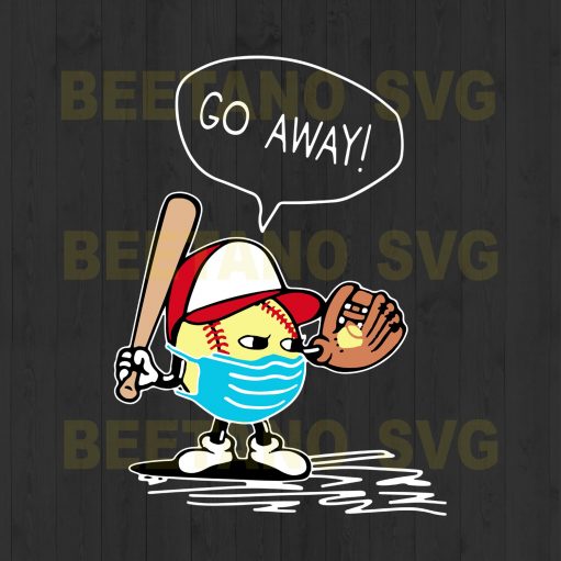 Softball Wear Face Mask Svg