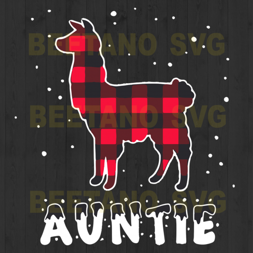 Auntie Christmas Svg