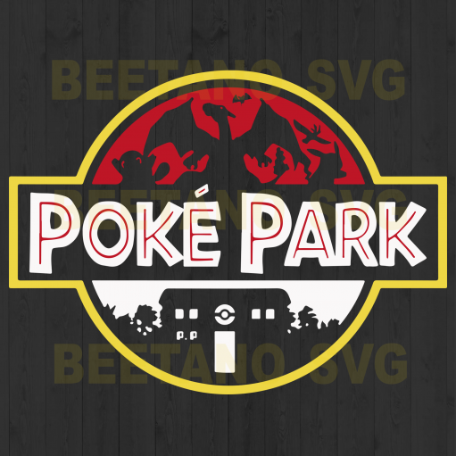 Poke Park Svg, Pokemon Svg Files, Poke Park Files For Cricut, Pokemon Cutting Files For Cricut, Svg, Dxf, Eps, Png Instant Download