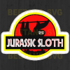 Jurassic Sloth Svg, Jurassic Sloth Files, Jurassic Sloth Vector, Sloth Svg, Funny Jurassic World, Sloth Cutting Files For Cricut, Svg, Dxf, Eps, Png Instant Download