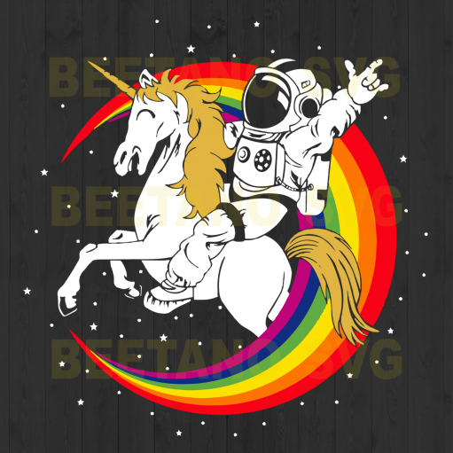 Unicorn Astronaut Svg, Unicorn Astronaut Rainbow Svg, Unicorn Astronaut Svg Files, Unicorn Astronaut Clipart, Unicorn Astronaut Vector, Unicorn Astronaut Cutting Files For Cricut, SVG, DXF, EPS, PNG Instant Download