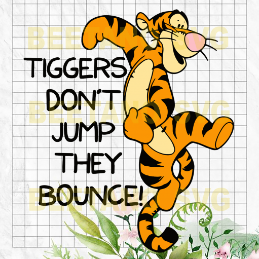 Tiggers Don't Jump They Bounce Svg, Tiger Svg, Tiggers Don't Jump They Bounce vector, Tiggers Don't Jump They Bounce SVG