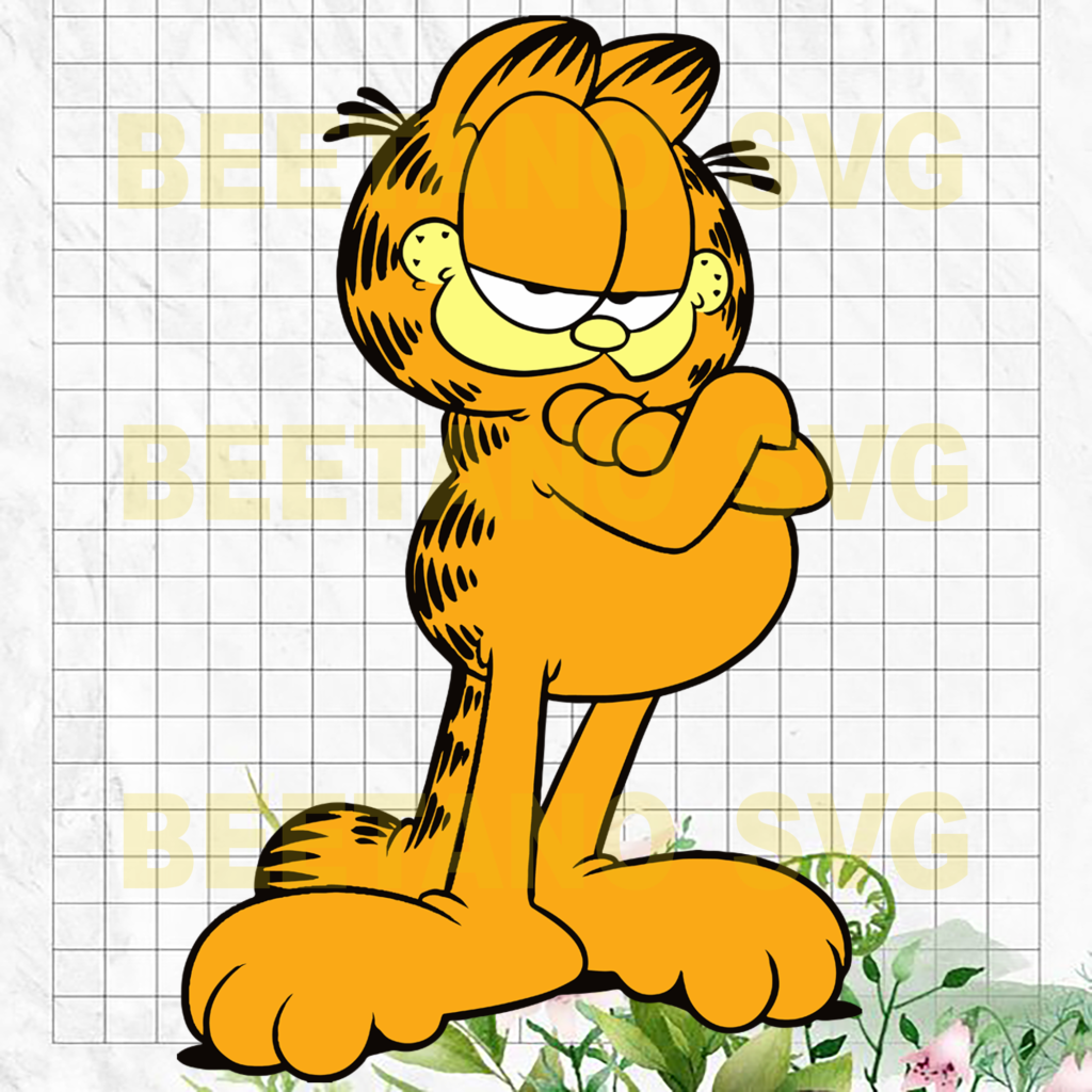 Garfield Cat SVG, Garfield SVG Cutting Files For Cricut