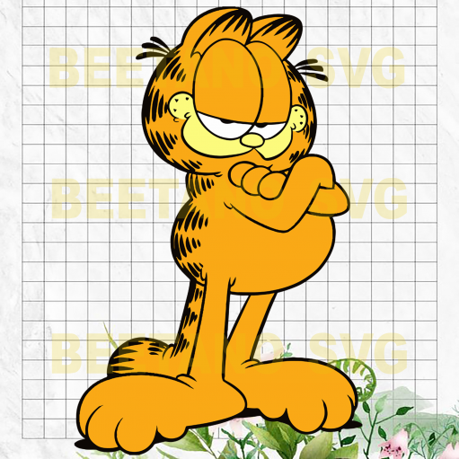 Funny Garfield Vector