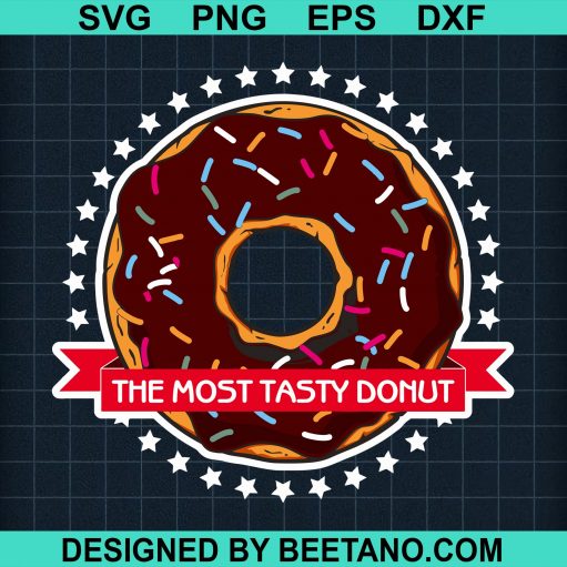 The Most Tasty Donut Svg