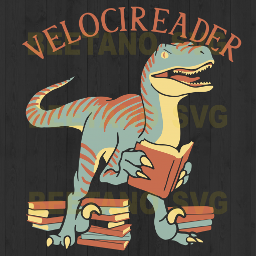 Velocireader Svg, Dinosaur Svg, Dinosaur With Book Svg Files, Velocireader Cutting Files, Velocireader Vector, Velocireader Cutting Files For Cricut, SVG, DXF, EPS, PNG Instant Download