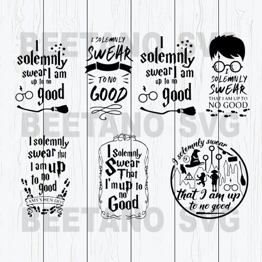 Harry Potter Bundle Cutting Files For Cricut, SVG, DXF, EPS, PNG Instant Download