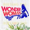 Wonder Woman 75 Svg
