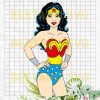 Wonder Woman Girl Svg