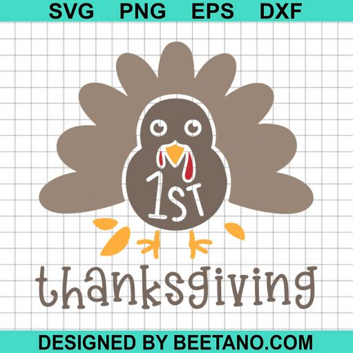 1st Thanksgiving SVG