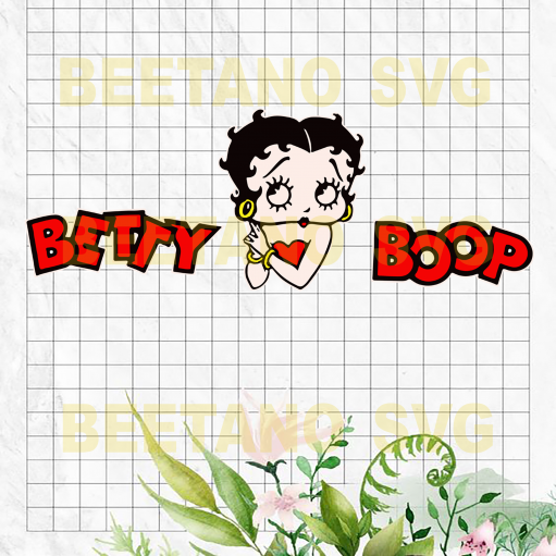 Betty boop Cutting Files For Cricut, SVG, DXF, EPS, PNG Instant Download