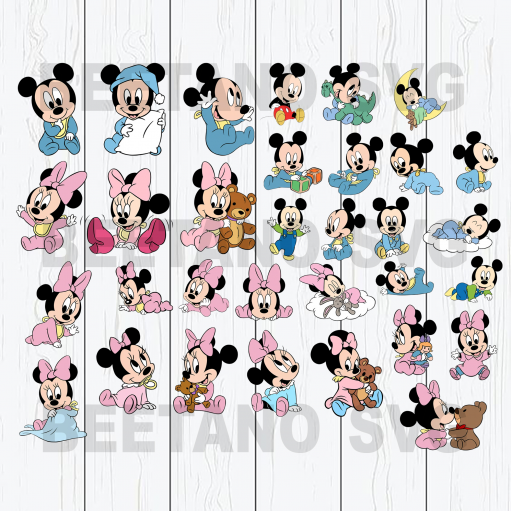 Baby Mickey Mouse Svg Files