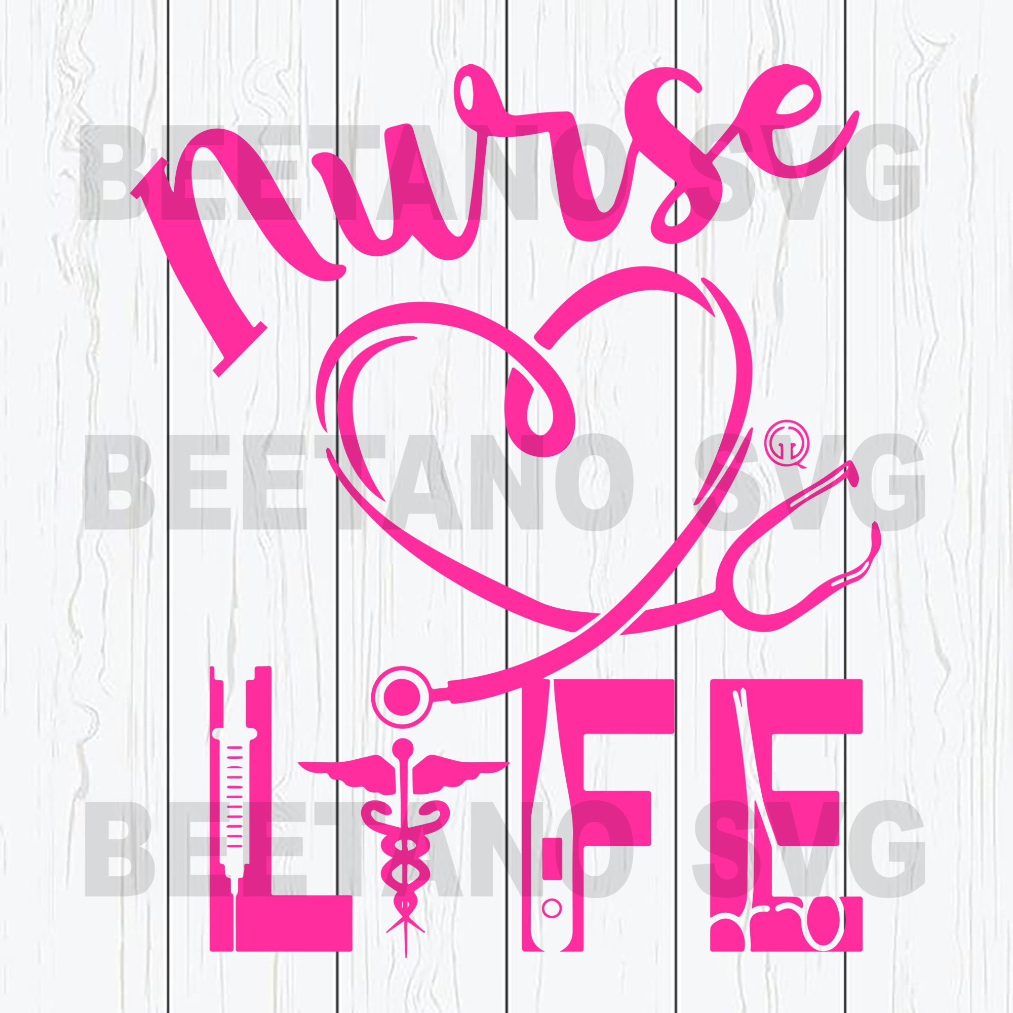 Nurse Life Cutting Files For Cricut, SVG