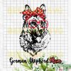 German Shepherd Mom Svg