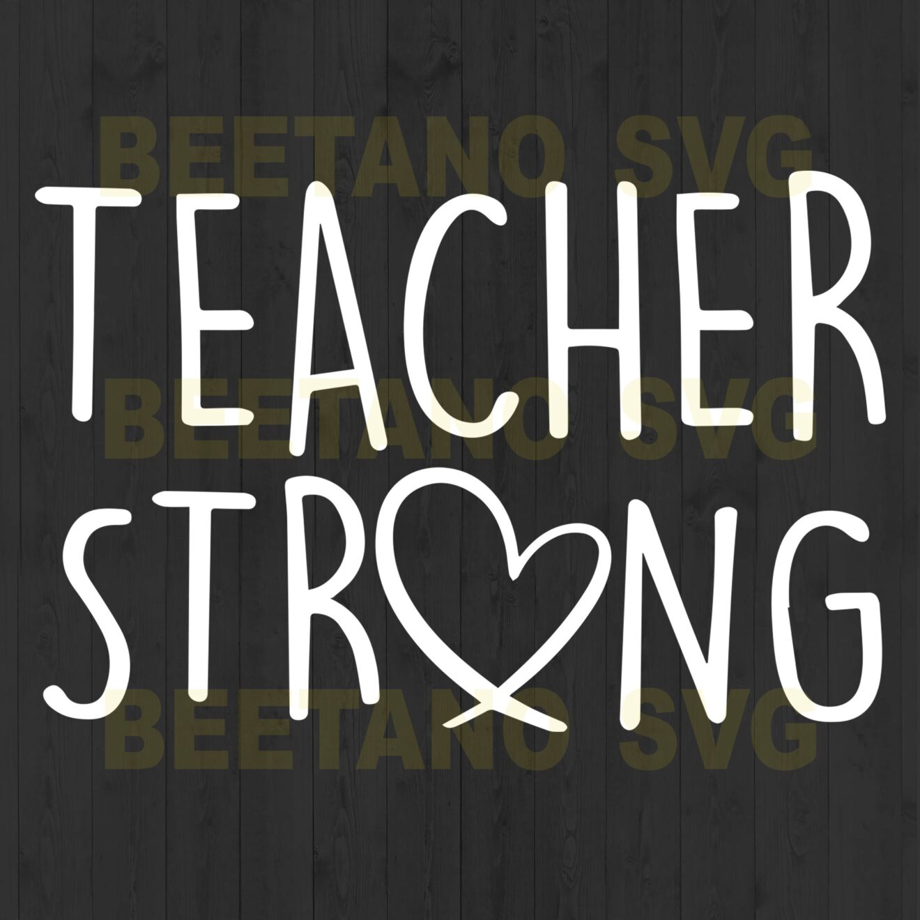 Teacher Strong Svg Files, Teacher Svg, Teacher Svg Files For Instant Download