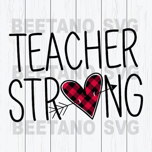 Teacher Strong Svg