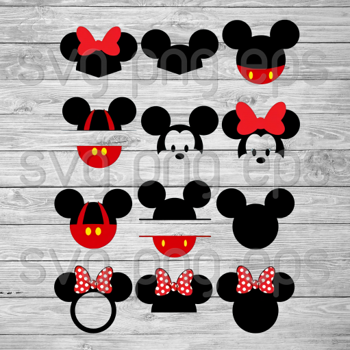 Disney mickey svg, disney svg, disney clipart, mickey head svg