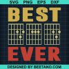 Best Dad Ever Music Svg