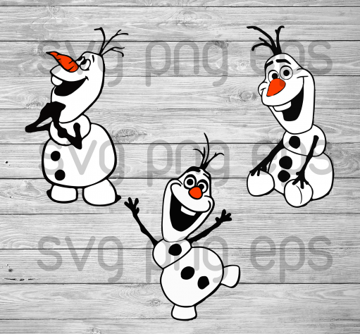 Snowman Olaf Christmas Svg