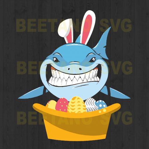 Easter Shark Doo Doo Doo Svg Files, Happy Easter Svg, Shark Easter Files For Cricut, Shark Sv