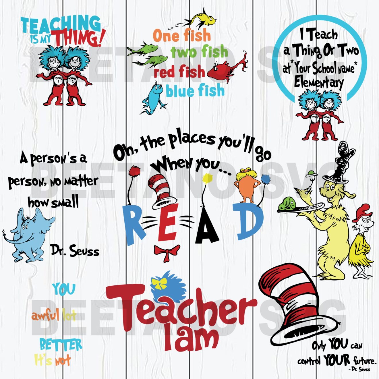 One Place You Will Go When You Read Dr Seuss Svg Bundle Files, Dr Seuss Bundle Svg, Reading Svg Bundle Files